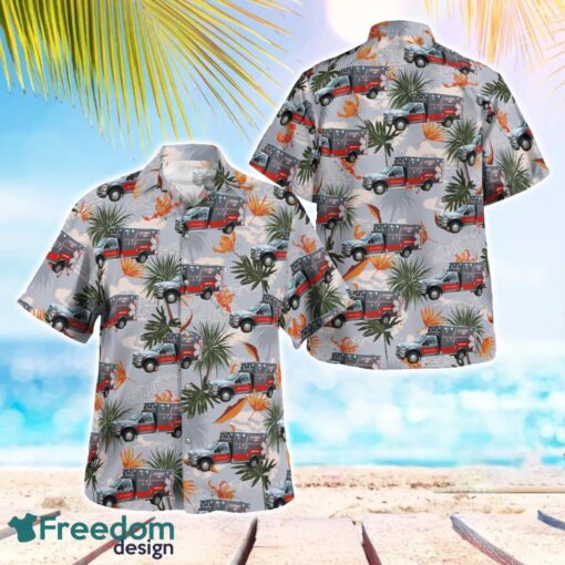 Florida, Levy County EMS Hawaiian Shirt Summer Beach Shirt Product Photo 1