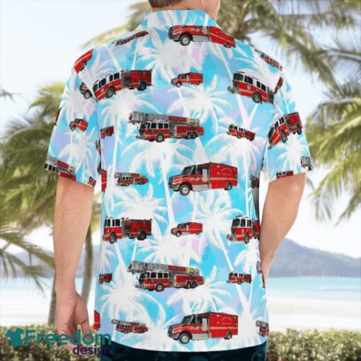 Florida, Nassau County Fire Rescue Hawaiian Shirt Product Photo 2