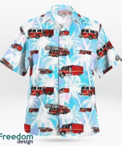 Florida, Nassau County Fire Rescue Hawaiian Shirt Product Photo 3