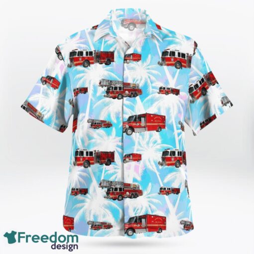 Florida, Nassau County Fire Rescue Hawaiian Shirt Product Photo 3