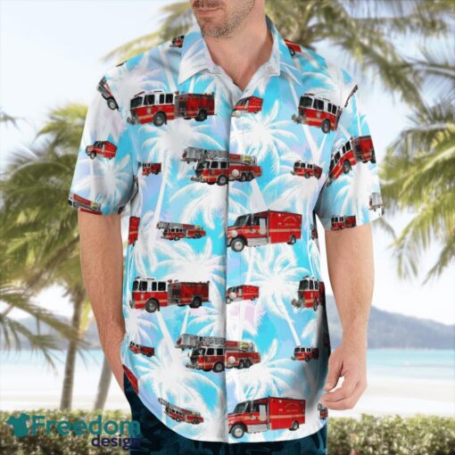 Florida, Nassau County Fire Rescue Hawaiian Shirt Product Photo 4