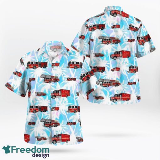 Florida, Nassau County Fire Rescue Hawaiian Shirt Product Photo 1