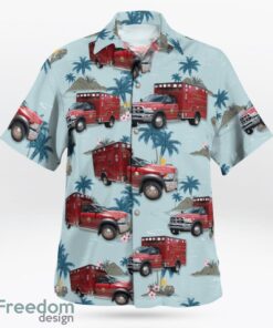 Florida Orlando Fire Department Hawaiian Shirt Product Photo 2