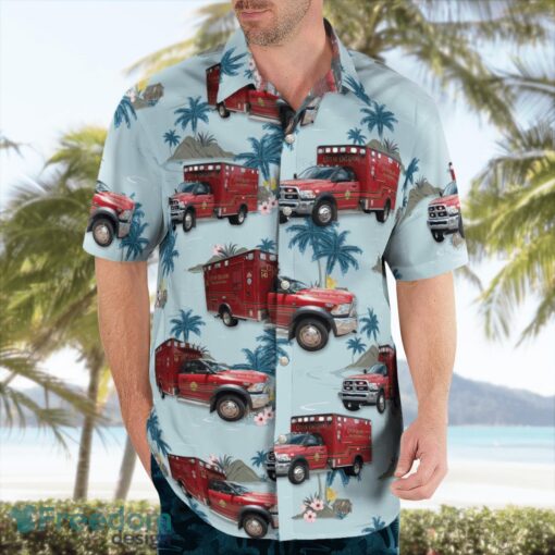 Florida Orlando Fire Department Hawaiian Shirt Product Photo 3