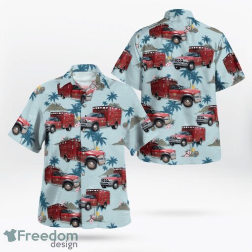 Florida Orlando Fire Department Hawaiian Shirt Product Photo 1