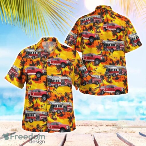 Florida, Panama City Beach Fire Rescue Beach Shirt For Team Product Photo 1