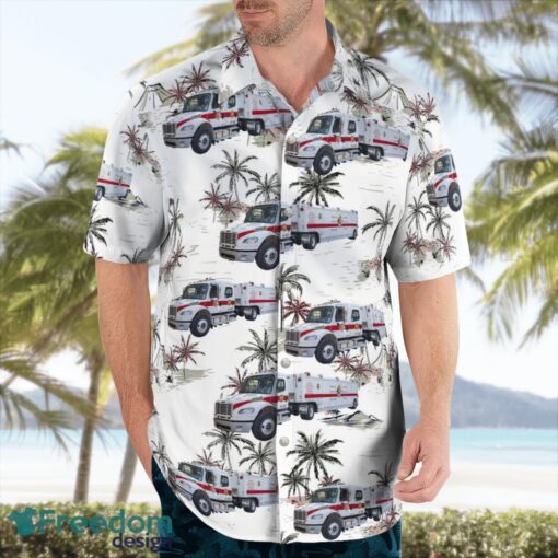 Florida, Pinellas County Hazardous Materials Team Hawaiian Shirt Summer Beach Shirt Product Photo 4