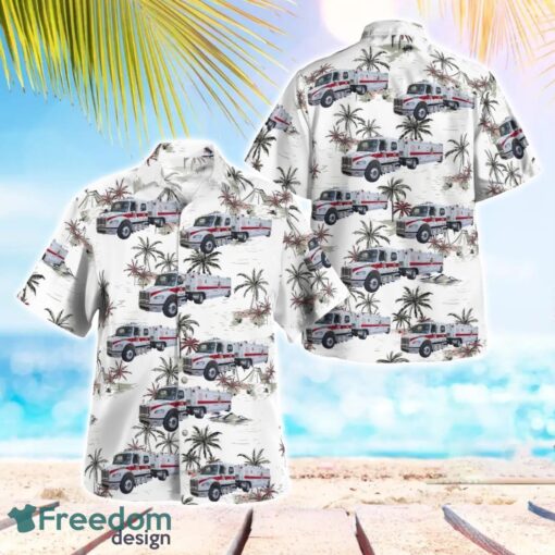 Florida, Pinellas County Hazardous Materials Team Hawaiian Shirt Summer Beach Shirt Product Photo 1