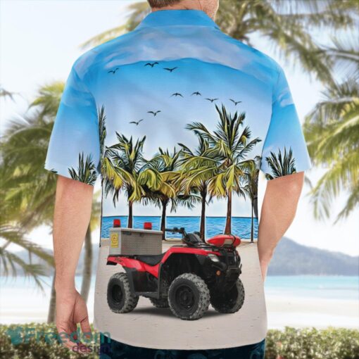 Florida, Volusia County Beach Patrol Hawaiian Shirt Product Photo 2