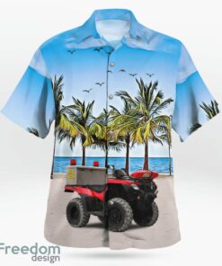 Florida, Volusia County Beach Patrol Hawaiian Shirt Product Photo 3