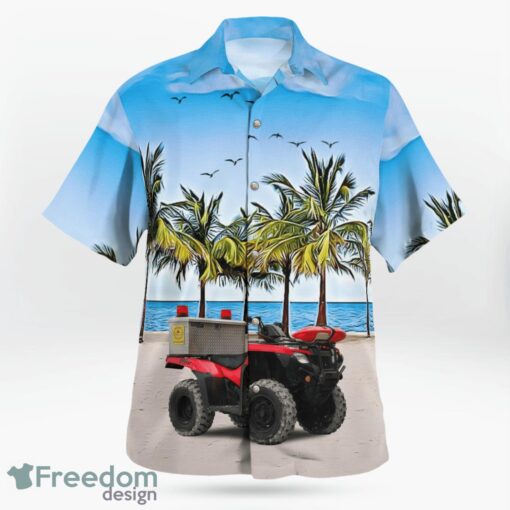 Florida, Volusia County Beach Patrol Hawaiian Shirt Product Photo 3