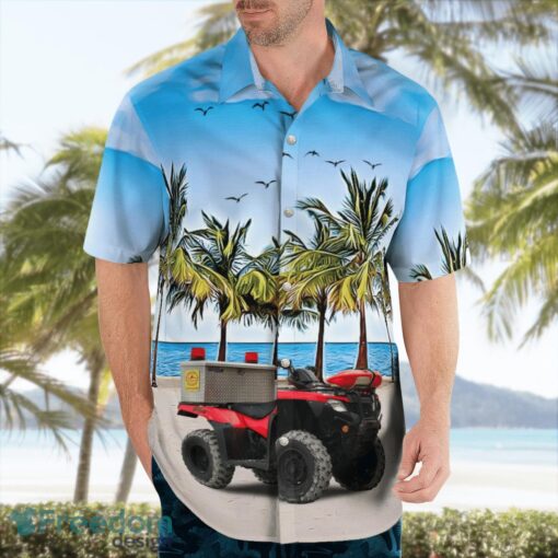 Florida, Volusia County Beach Patrol Hawaiian Shirt Product Photo 4