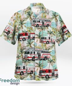 Florida Volusia County Fire Department Hawaiian Shirt Product Photo 2