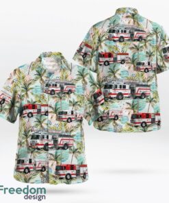 Florida Volusia County Fire Department Hawaiian Shirt Product Photo 1