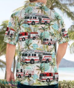 Florida Volusia County Fire Department Hawaiian Shirt Product Photo 4