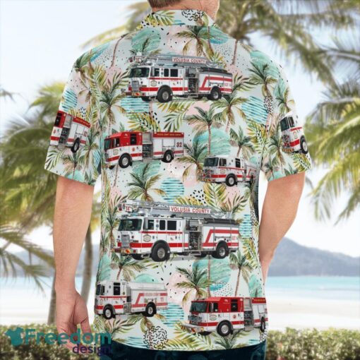 Florida Volusia County Fire Department Hawaiian Shirt Product Photo 4