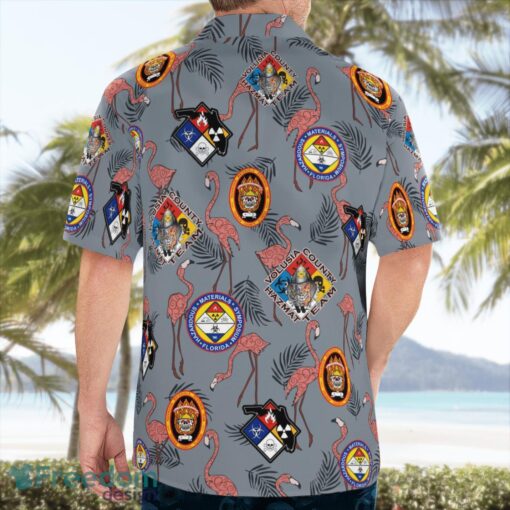 Florida, Volusia County Hazardous Materials (HazMat) Team Aloha Hawaiian Shirt Beach Gift Shirt Product Photo 2