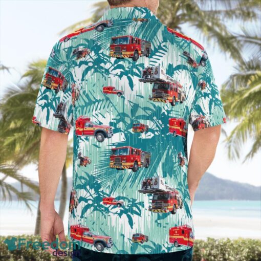 Florida, Walton County Fire Rescue Hawaiian Shirt Product Photo 2