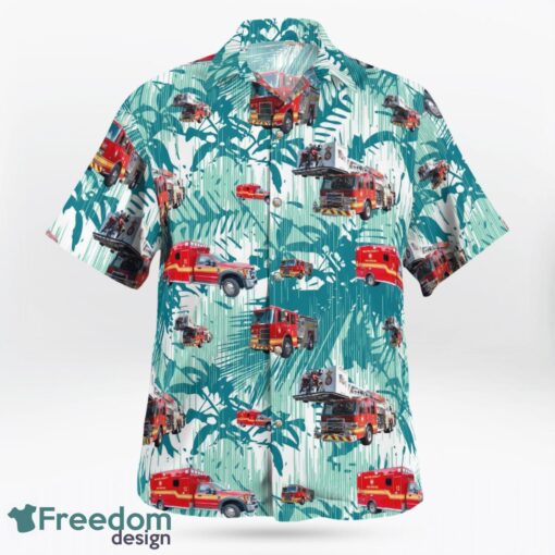 Florida, Walton County Fire Rescue Hawaiian Shirt Product Photo 3