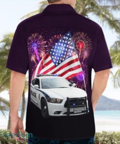 Florida, Zephyrhills Police Department 4th Of July Aloha Hawaiian Shirt Beach Gift Shirt Product Photo 2