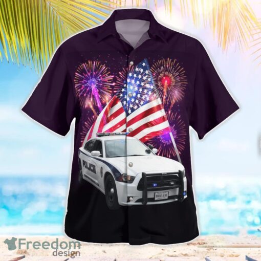 Florida, Zephyrhills Police Department 4th Of July Aloha Hawaiian Shirt Beach Gift Shirt Product Photo 3