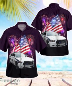 Florida, Zephyrhills Police Department 4th Of July Aloha Hawaiian Shirt Beach Gift Shirt Product Photo 1