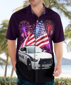 Florida, Zephyrhills Police Department 4th Of July Aloha Hawaiian Shirt Beach Gift Shirt Product Photo 4