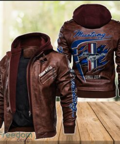 Ford-Mustang 2D Leather Jacket For Men Custom Name Special Gift Ideas Product Photo 2