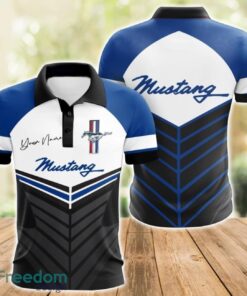 Ford-Mustang 3D Polo Shirt For Car Lover Golf Fans Gift Polo Shirt Custom Name