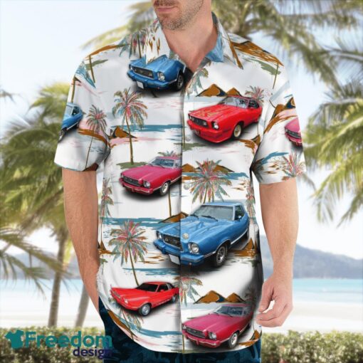 Ford Mustang (second generation) Beach Hawaiian Shirt Summer Gift Product Photo 3