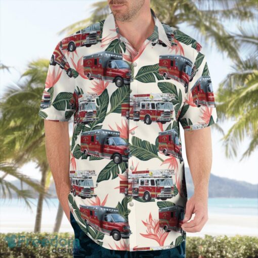 Forest Park, Georgia, Forest Park Fire & Emergency Services Hawaiian Shirt Product Photo 4