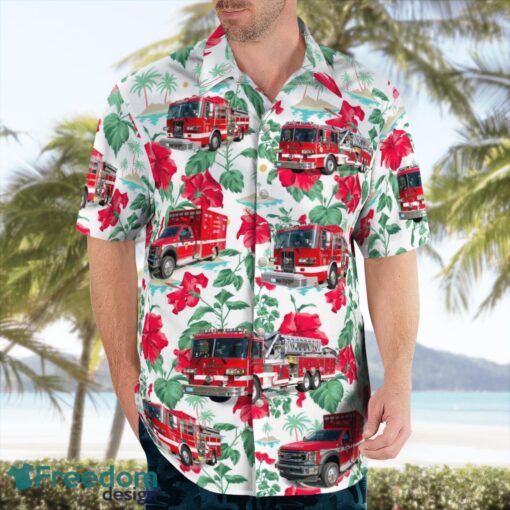 Forestdale, Massachusetts, Sandwich Fire Department Hawaiian Shirt Product Photo 4