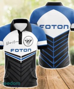 Foton 3D Polo Shirt For Car Lover Golf Fans Gift Polo Shirt Custom Name