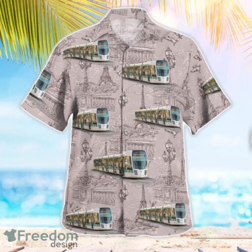 France RATP Tram On Tramway Line T3a Hawaiian Shirt Beach Shirt For Men And Women Product Photo 2