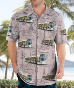 France RATP Tram On Tramway Line T3a Hawaiian Shirt Beach Shirt For Men And Women Product Photo 3