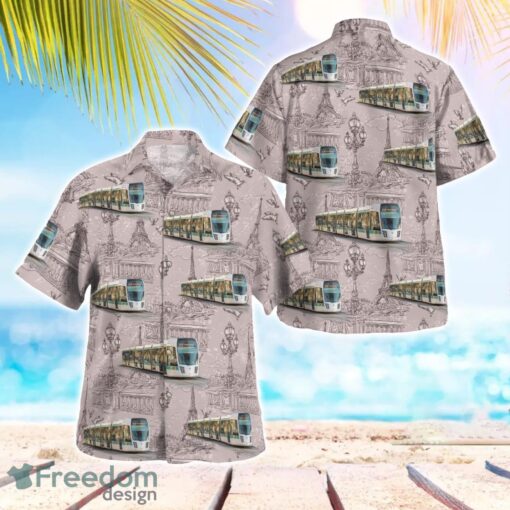 France RATP Tram On Tramway Line T3a Hawaiian Shirt Beach Shirt For Men And Women Product Photo 1