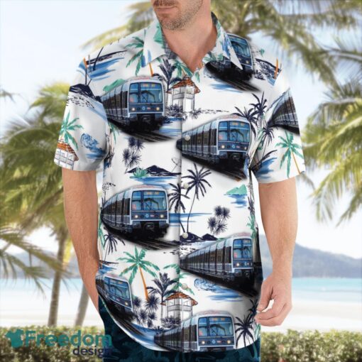 France Réseau Express Régional (RER) MI 79 Aloha Hawaiian Shirt Product Photo 3