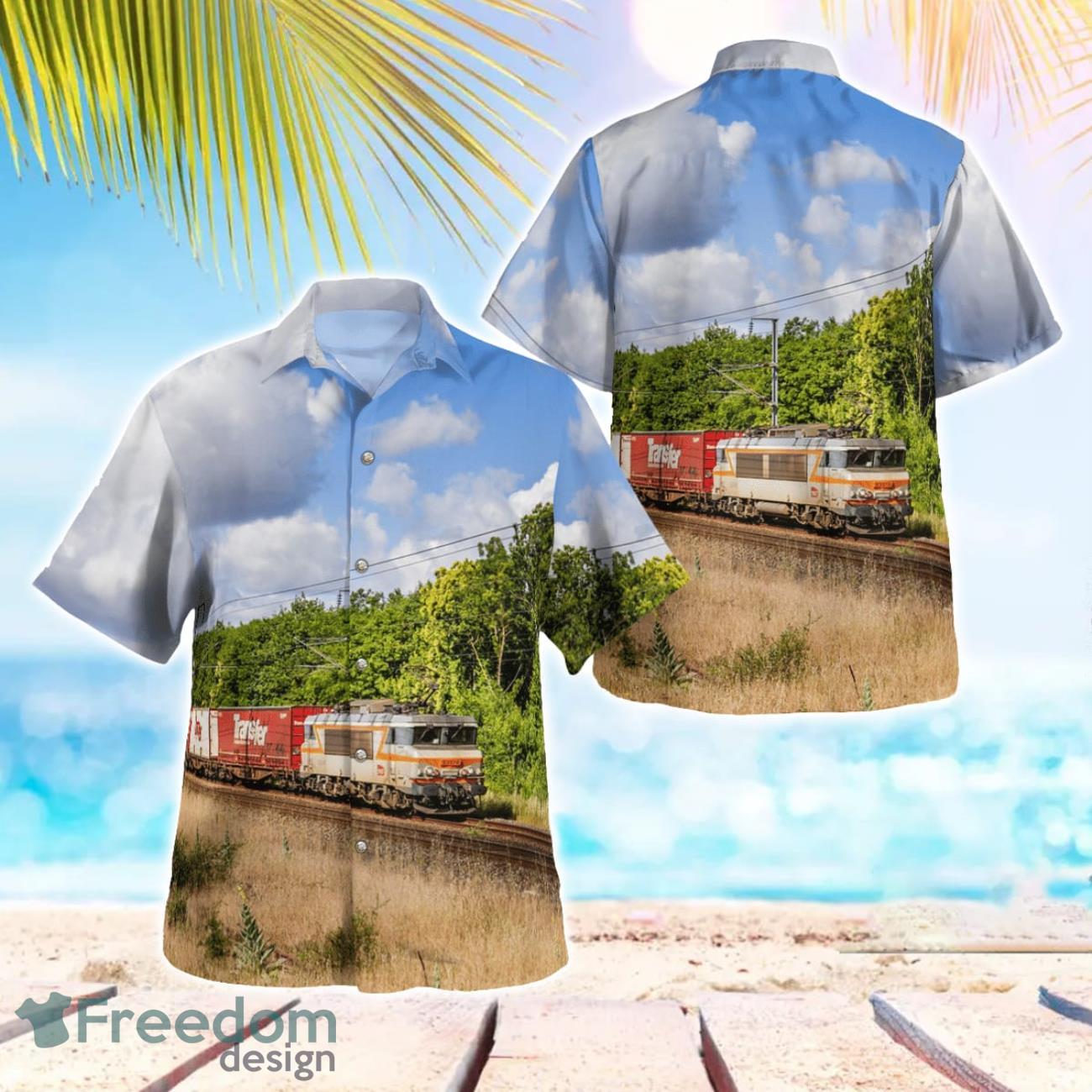 France SNCF Class BB 22200 Hawaiian Shirt Beach Shirt For Men And Women image France SNCF Class BB 22200 Hawaiian Shirt Beach Shirt For Men And Women Product Photo 1