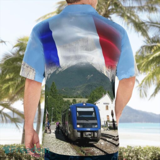 France SNCF Class X 73500 Diesel Multiple Unit Train Hawaiian Shirt Beach Shirt Summer Holiday Gift Product Photo 2