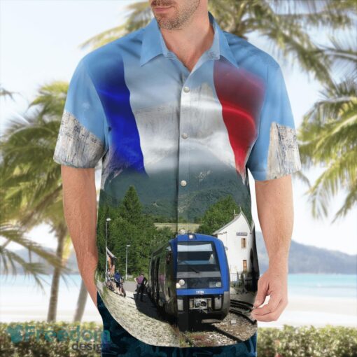 France SNCF Class X 73500 Diesel Multiple Unit Train Hawaiian Shirt Beach Shirt Summer Holiday Gift Product Photo 4