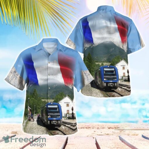 France SNCF Class X 73500 Diesel Multiple Unit Train Hawaiian Shirt Beach Shirt Summer Holiday Gift Product Photo 1