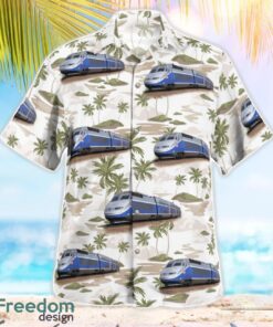 France SNCF TGV Réseau Hawaiian Shirt Beach Shirt For Men And Women Product Photo 2