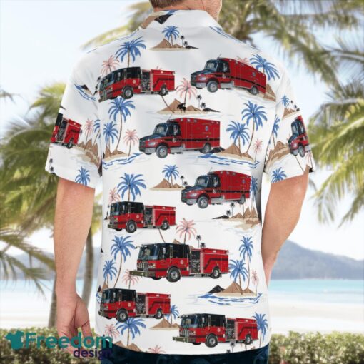 Frankfort, Kentucky, Frankfort Fire & EMS Hawaiian Shirt Summer Beach Shirt Product Photo 2