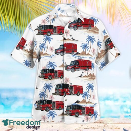 Frankfort, Kentucky, Frankfort Fire & EMS Hawaiian Shirt Summer Beach Shirt Product Photo 3