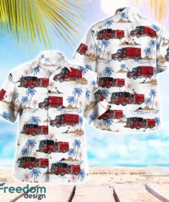 Frankfort, Kentucky, Frankfort Fire & EMS Hawaiian Shirt Summer Beach Shirt