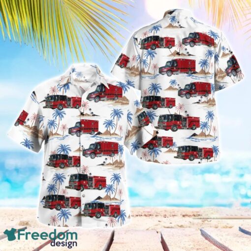 Frankfort, Kentucky, Frankfort Fire & EMS Hawaiian Shirt Summer Beach Shirt Product Photo 1