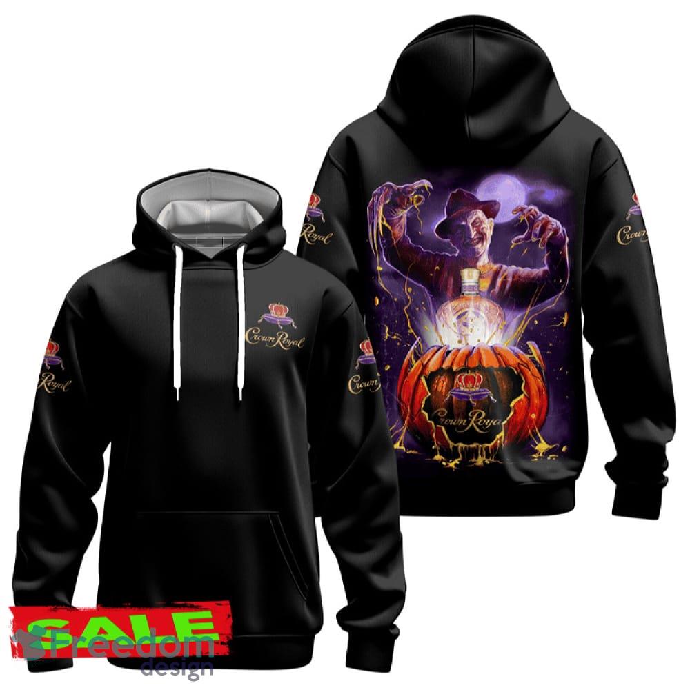 Freddy Krueger Crown Royal Halloween Hoodie Zip Hoodie Pullover For Men Women Gift Christmas - Freddy Krueger Crown Royal Halloween Hoodie Zip Hoodie Pullover For Men Women Gift Christmas