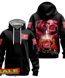 Freddy Krueger Miller High Life Halloween Hoodie Zip Hoodie Retail For Men Women Gift Christmas