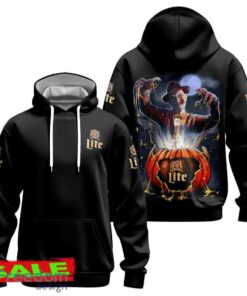 Freddy Krueger Miller Lite Halloween Hoodie Zip Hoodie Accessory For Men Women Gift Christmas