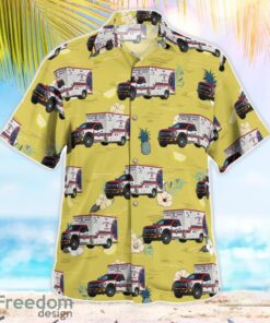 Frederick Firestone Fire District Paramedic Ambulance Aloha Hawaiian Shirt Beach Gift Shirt Product Photo 3